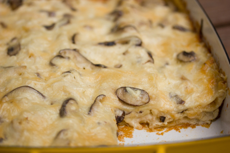 Recipe: Creamy Chicken and Mushroom Lasagna